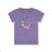 Short sleeve T-shirt for children's girls (98-128) WOLF S2515