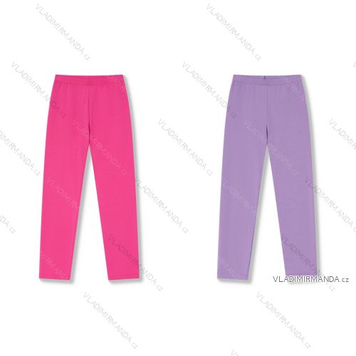 Lange Baumwollleggings für Mädchen (98-128) WOLF H2551