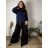 Damen Pullover Lang Langarm Strickkleid (L / XL ONE SIZE) ITALIAN FASHION IM721314