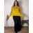 Damen Pullover Lang Langarm Strickkleid (L / XL ONE SIZE) ITALIAN FASHION IM721314