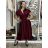 Elegant trousers with belt for women (S/M/L ONE SIZE) ITALIAN FASHION IM425057  Royal blue