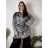 Tunika dlhý rukáv dámska nadrozmer (L-XL) TURECKÁ MODA TM9251113/DU XL šedá