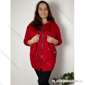 Women's Oversized Knitted Long Sleeve Sweater (S/M ONE SIZE) ITALIAN FASHION IMSN2416125