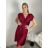 Short Sleeve Shirt Dress women (uni L-2XL) ITALIAN MODA IMS20002