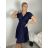 Short Sleeve Shirt Dress women (uni L-2XL) ITALIAN MODA IMS20002