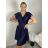Short Sleeve Shirt Dress women (uni L-2XL) ITALIAN MODA IMS20002