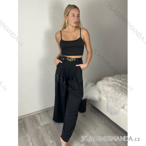 Gestrickter Rollkragenpullover für Damen mit langen Ärmeln (Einheitsgröße S/M) ITALIAN FASHION IM323001