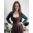 Eleganter Damen Bolero (uni sl) ITALIENISCHE Mode IMC18343 -   schwarz -   M / L