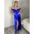 Šaty dlhé spoločenské carmen dámske (S/M/L ONE SIZE) TALIANSKA MÓDA IM3250007/DUR hnědá S/M/L