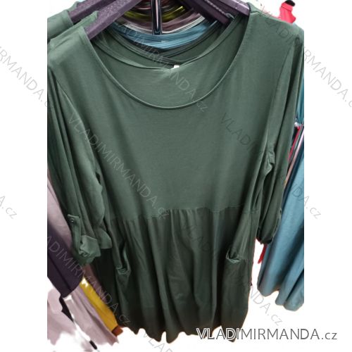 Women's Oversized Knitted Long Sleeve Sweater (S/M ONE SIZE) ITALIAN FASHION IMSN2416125