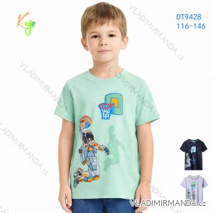 Tričko krátký rukáv dětské až dorost chlapecké (116-146) KUGO DT9428