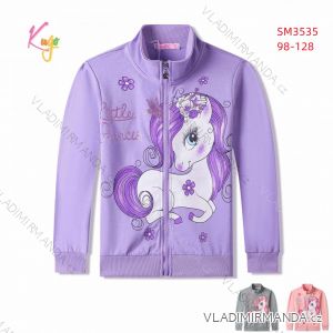 Mikina dlhý rukáv detská dievčenská (98-128) KUGO SM3535