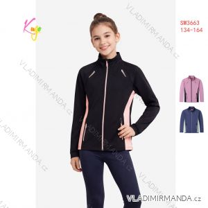 Mikina funkčný dlhý rukáv dorast dievčenské (134-164) KUGO SM3663