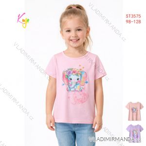 Tričko krátky rukáv detské dievčenské (98-128) KUGO ST3575