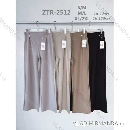 Nohavice dlhé elegantné dámske nadrozmer (S/M - M/L - XL/2XL) MIEGO MIE262512