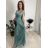 Langes, glitzerndes, trägerloses Partykleid für Damen (Einheitsgröße S/M/L) ITALIENISCHE MODE IMC23480