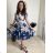 Kurzärmliges Sommerkleid für Damen (Einheitsgröße S/M) ITALIAN FASHION IMM23M20814 rot M / L