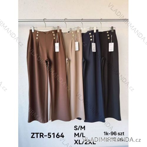 Nohavice dlhé elegantné dámske nadrozmer (S/M - M/L - XL/2XL) MIEGO MIE265164