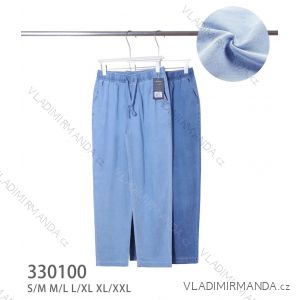 Kalhoty dlouhé riflové dámské nadrozměr (S/M - M/L - L/XL - XL/2XL) MIEGO MIE26330100