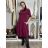 Übergroßer gestrickter Langarmpullover für Damen (S/M EINHEITSGRÖSSE) ITALIAN FASHION IMSN2416125 -   schwarz -   2XL