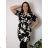 Elegantes Damen-Partykleid mit langen Ärmeln (S/M ONE SIZE) ITALIAN FASHION IM322282  schwarz