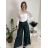 Elegant trousers with belt for women (S/M/L ONE SIZE) ITALIAN FASHION IMD25006