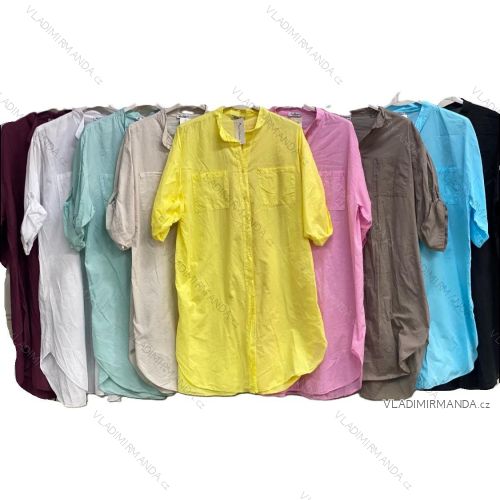 Ärmellose Jacke mit langen Ärmeln (uni sl) ITALIENISCHE Mode IMC17326