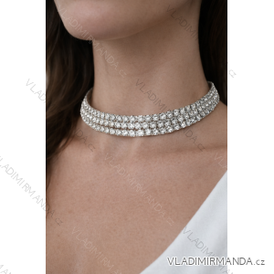 Bižutéria náhrdelník dámsky (priemer 10,5cm) FASHION JEWELLERY JEW26009/DUR