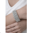 Bižuterie štrasový náramek kamínky dámský (18 cm) FASHION JEWELLERY JEW26010/DUR