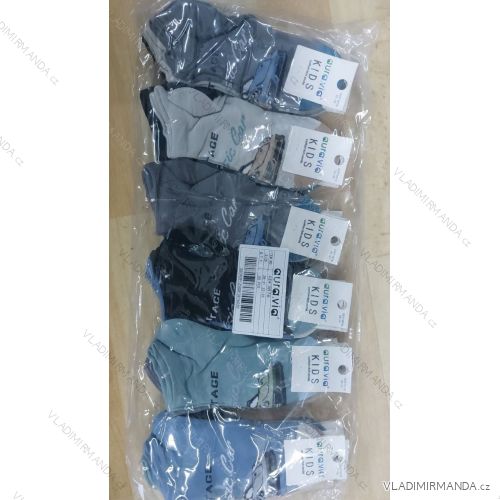 Ponožky detské členkové chlapčenské (28-31, 32-35) AURA.VIA AURA23876