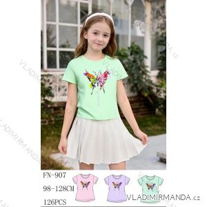 Tričko krátký rukáv dětské dívčí (98-128) SEZON SEZ26FN-907