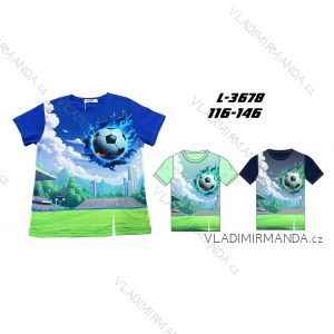 Tričko krátký rukáv dětské až dorost chlapecké (116-146) SEZON SEZ26L-3678