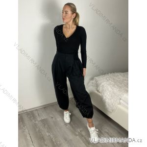 Kalhoty volnočasové dámské (S/M/L ONE SIZE) ITALSKÁ MÓDA IMSM26032/DUR