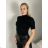 Sveter úpletový s rolákom krátky rukáv dámsky BEREMIKA  (S/M/L ONE SIZE) IMWDF252703/DUR S/M/L čierna