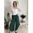 Nohavice letné zavinovací dlhé oversize dámske GINIE (S/M/L ONE SIZE) TALIANSKA MÓDA IMD24250/DU S/M/L zelená