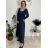 Šaty dlouhé volnočasové teplé dlouhý rukáv dámské ALEX (S/M/L ONE SIZE) ITALSKÁ MÓDA IM425574