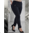 Women's long leather leggings (S/M-XL/2XL) MIEGO MIE230703 7XL/8XL black