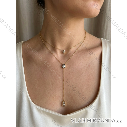 Náhrdelník dievčenské a dámsky (ONE SIZE) BIŽUTÉRIA BIZ23014/DUR