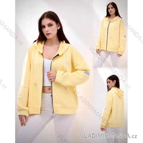 Women's Slim Extended Long Sleeve Jacket (S/M ONE SIZE) ITALIAN FASHION IMPLI2234630