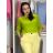 Women's Oversized Knitted Long Sleeve Sweater (S/M ONE SIZE) ITALIAN FASHION IMSN2416125