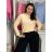 Women's Oversized Knitted Long Sleeve Sweater (S/M ONE SIZE) ITALIAN FASHION IMSN2416125