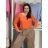 Übergroßer gestrickter Langarmpullover für Damen (S/M EINHEITSGRÖSSE) ITALIAN FASHION IMSN2416125