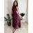 Langes, glitzerndes, ärmelloses Partykleid aus Tüll für Damen (S/M/L, Einheitsgröße) ITALIAN FASHION IMWKY252567