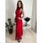 Langes, glitzerndes, ärmelloses Partykleid aus Tüll für Damen (S/M/L, Einheitsgröße) ITALIAN FASHION IMWKY252567