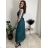 Langes, glitzerndes, ärmelloses Partykleid aus Tüll für Damen (S/M/L, Einheitsgröße) ITALIAN FASHION IMWKY252567