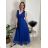 Sommerkleid Carmen aus Musselin für Damen (Einheitsgröße S/M) ITALIAN FASHION IMWE231506