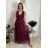 Sommerkleid Carmen aus Musselin für Damen (Einheitsgröße S/M) ITALIAN FASHION IMWE231506