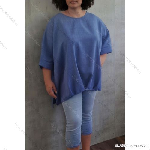 Tunika 3/4 dlhý rukáv dámska (S/M/L ONE SIZE) TALIANSKA MÓDA IMD26009