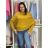 Übergroßer Pullover mit schrägen langen Ärmeln für Damen in Übergröße (48/50/52 EINHEITSGRÖSSE) ITALIAN FASHION IM424509XL