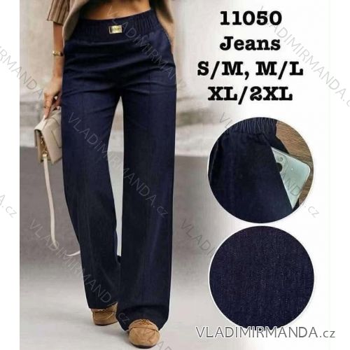 Kalhoty dlouhé riflové dámské nadrozměr (S/M - M/L - XL/2XL) MIEGO MIE2611050